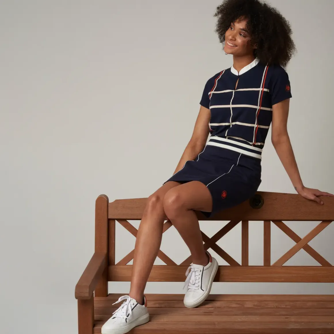 Roland-Garros Skirts, Dresses & Trousers|heritage skirt - navy blue