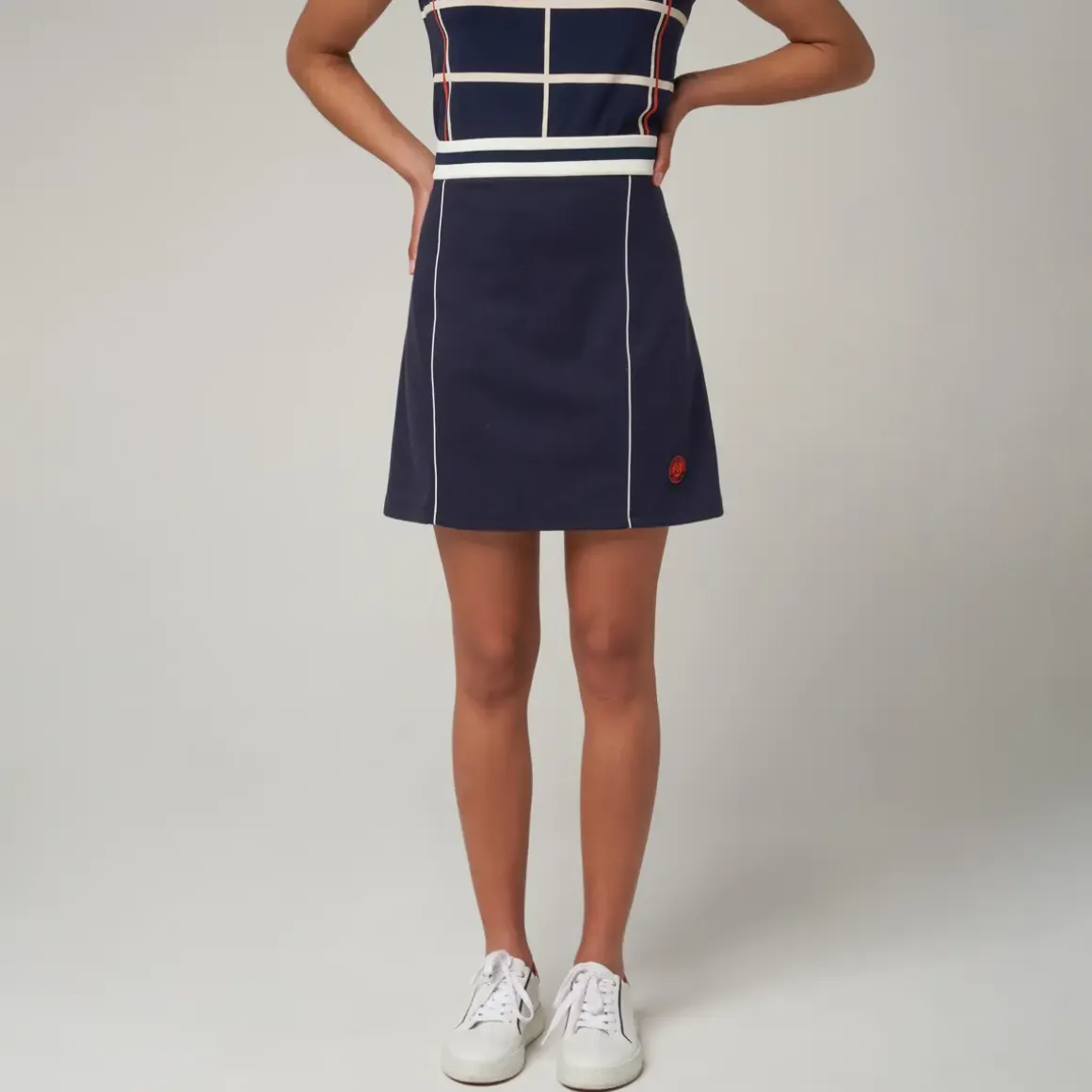 Roland-Garros Skirts, Dresses & Trousers|heritage skirt - navy blue