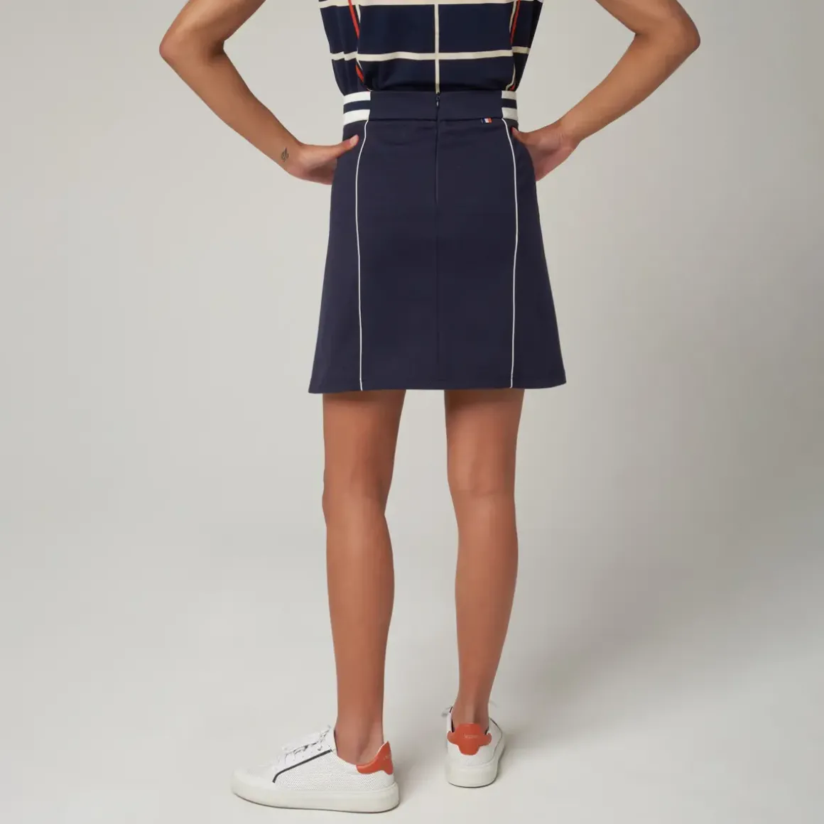 Roland-Garros Skirts, Dresses & Trousers|heritage skirt - navy blue