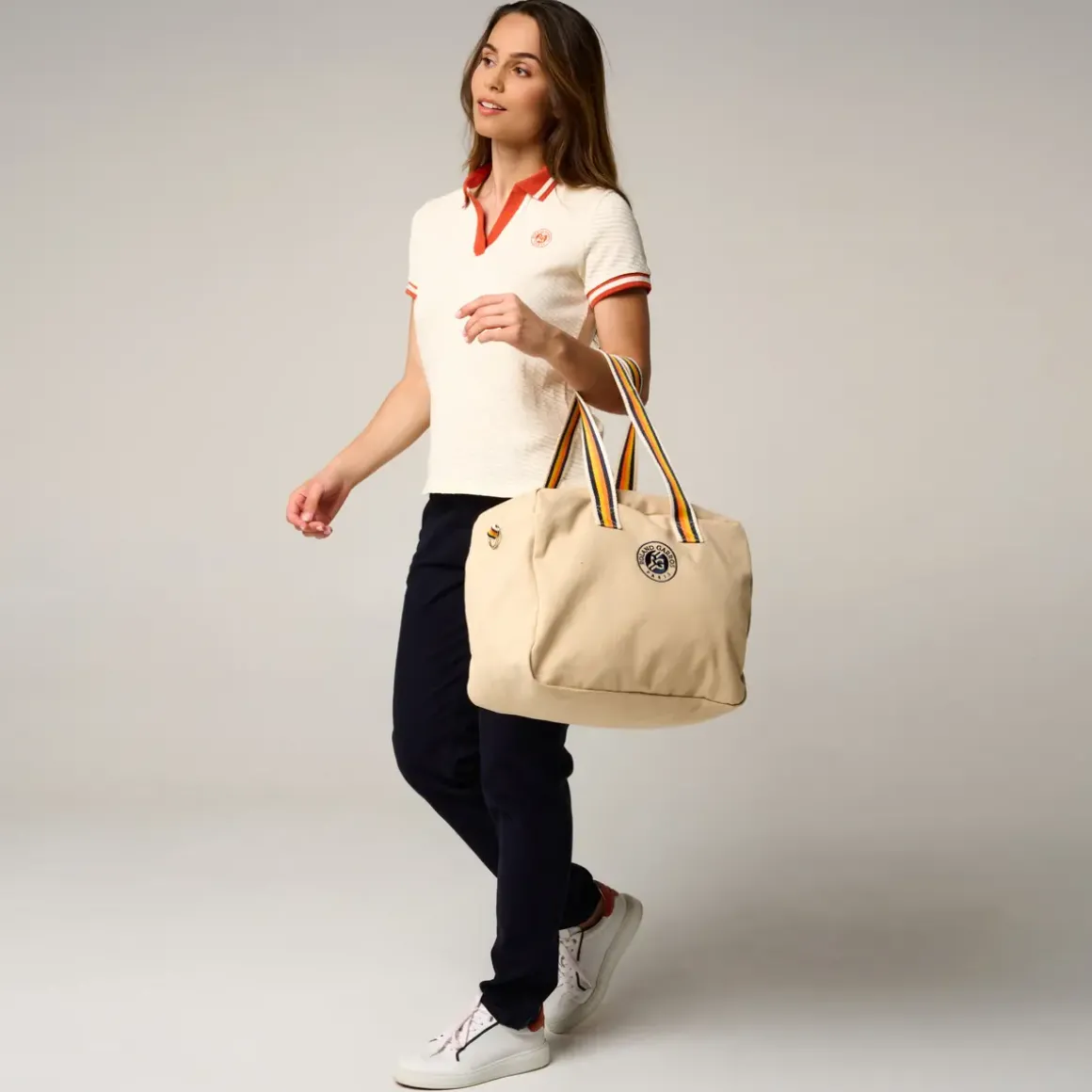 Roland-Garros Luggage|Bags|Heritage travel bag - Beige