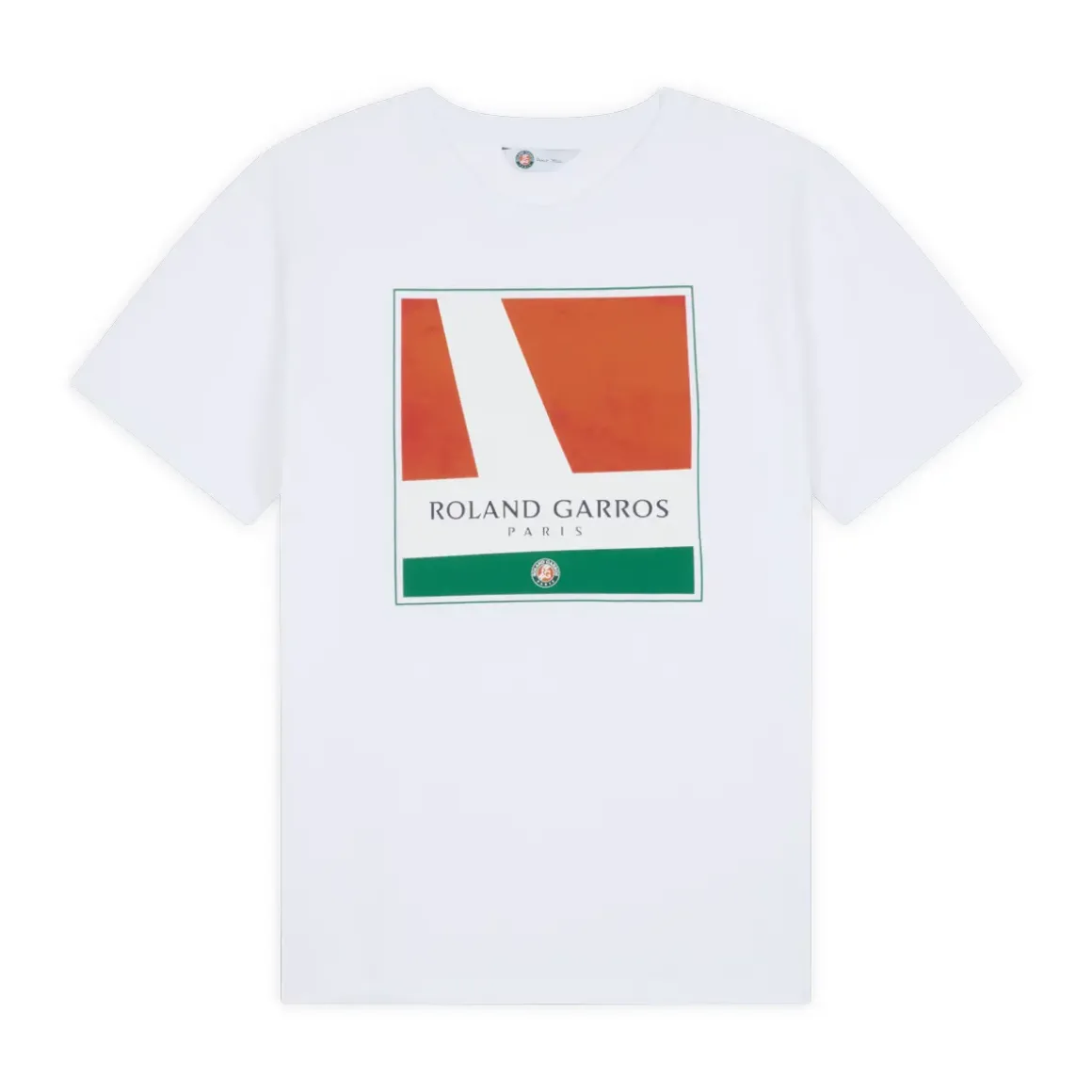 Roland-Garros T-shirts|line court men's t-shirt - White