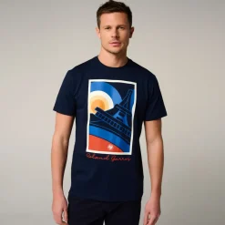 Roland-Garros T-shirts|man Eiffel Tower T-Shirt - Navy