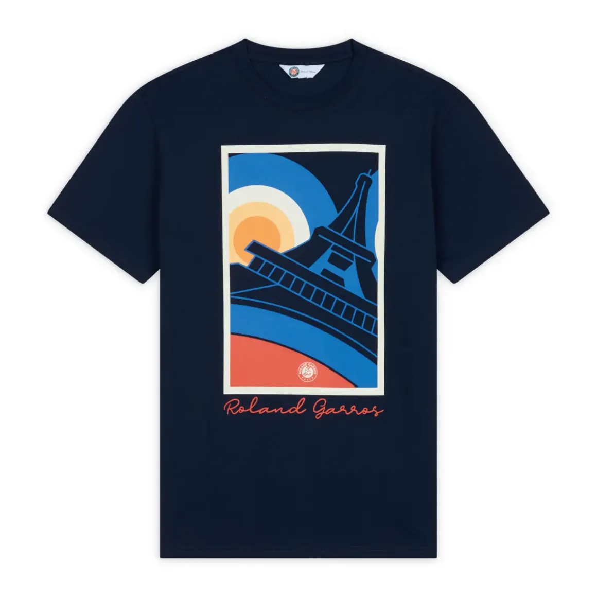 Roland-Garros T-shirts|man Eiffel Tower T-Shirt - Navy
