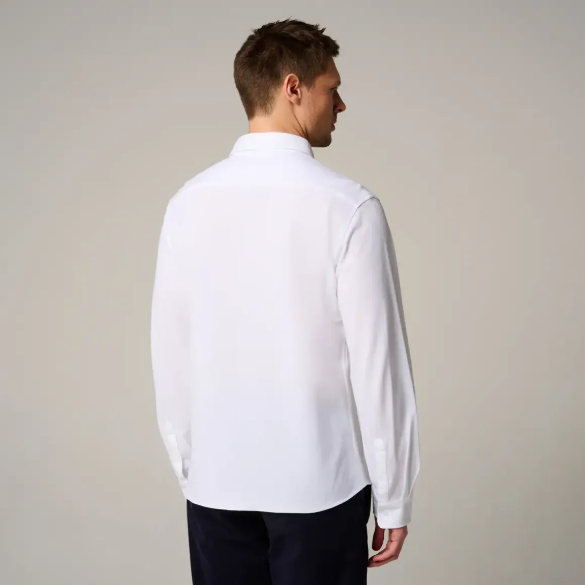 Roland-Garros Polos|man Heritage Shirt - Ecru