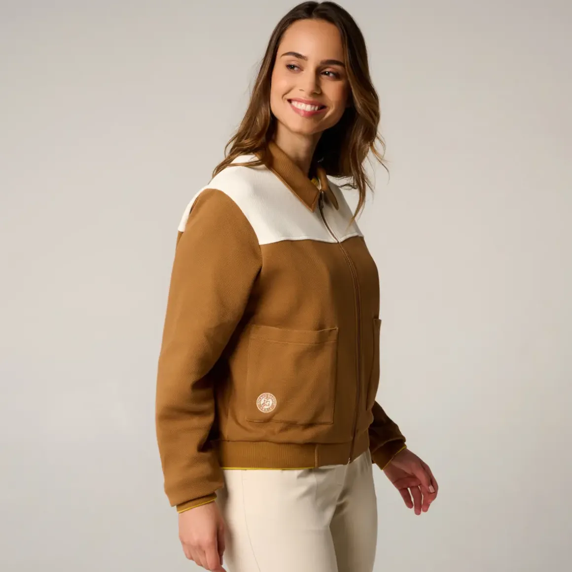 Roland-Garros Jackets|man Heritage Teddy - Mastic