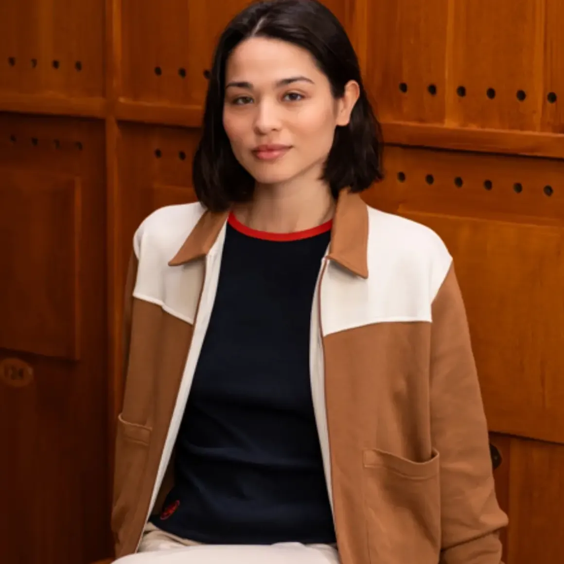 Roland-Garros Jackets|man Heritage Teddy - Mastic