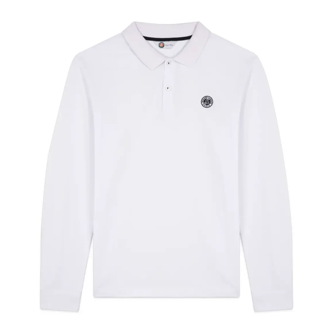 Roland-Garros Polos|Man Long sleeves Polo - White
