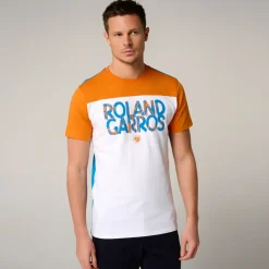Roland-Garros T-shirts|man Pop Energy T-Shirt - White and Clay Court