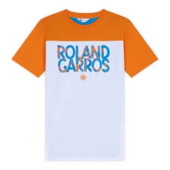 Roland-Garros T-shirts|man Pop Energy T-Shirt - White and Clay Court