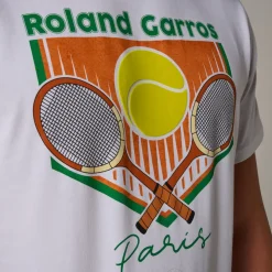 Roland-Garros T-shirts|man Racquets T-Shirt - White
