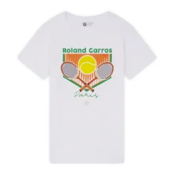 Roland-Garros T-shirts|man Racquets T-Shirt - White