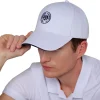Roland-Garros Caps & Hats|Caps & Hats|monochrome logo cap - White