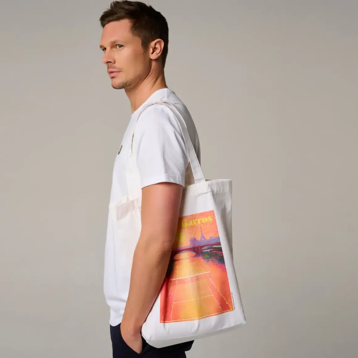 Roland-Garros Tote Bags & Handbag|Bags|Official Poster 2024 Tote bag - Multicolor