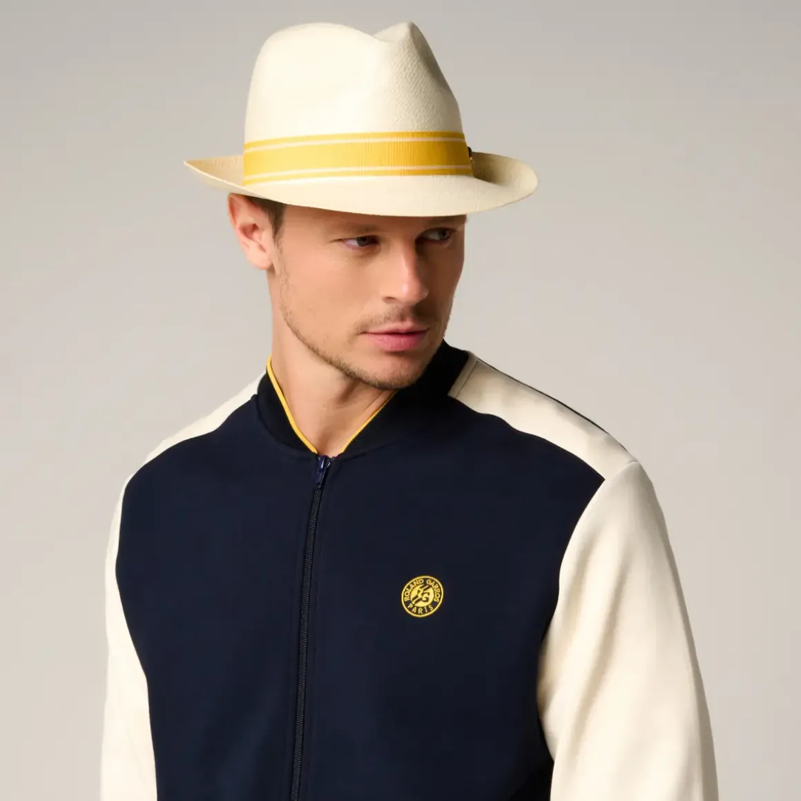 Roland-Garros Caps & Hats|Caps & Hats|Paper Trilby - Yellow