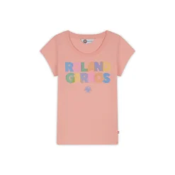 Roland-Garros Girls Outfit|Boys Outfit|Signature girl T-shirt - Pink