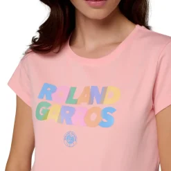 Roland-Garros T-shirts & Tank Tops|Signature Woman T-shirt - Pink