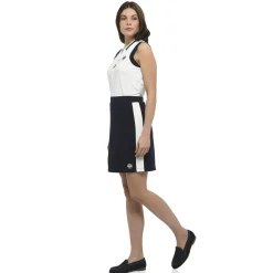 Roland-Garros Skirts, Dresses & Trousers|skirt strips sides ecru - navy