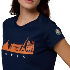 Roland-Garros T-shirts & Tank Tops|Skyline woman t-shirt - Navy
