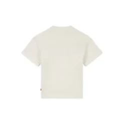 Roland-Garros Girls Outfit|Sweat short sleeves Stripes Girl - Ecru
