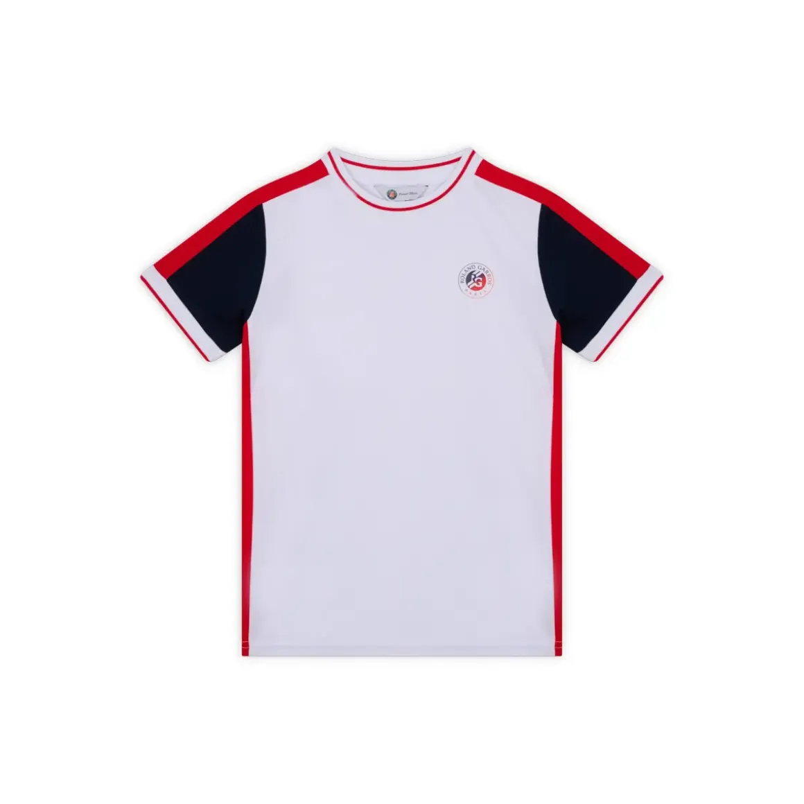 Roland-Garros Girls Outfit|Boys Outfit|Tricolore Child's T-shirt - White