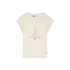 Roland-Garros Girls Outfit|T-shirt Tour Eiffel Girl's - Ecru