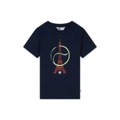 Roland-Garros Boys Outfit|T-shirt Tour Eiffel Boy- Navy