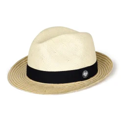 Roland-Garros Caps & Hats|Caps & Hats|two colors paper trilby - navy