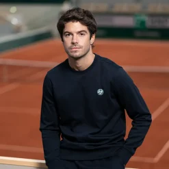 Roland-Garros Hoodies & Sweatshirts|Hoodies & Sweatshirts|Unisex Essentiels sweat - Navy