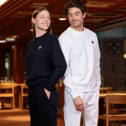 Roland-Garros Hoodies & Sweatshirts|Hoodies & Sweatshirts|Unisex Essentiels Sweatshirt - White