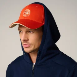 Roland-Garros Caps & Hats|Caps & Hats|Unisex Monochrome Logo Cap - Clay