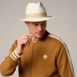 Roland-Garros Caps & Hats|Caps & Hats|unisex panama - ivory and beige
