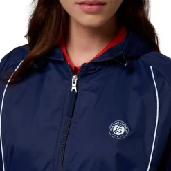 Roland-Garros Jackets|woman folding windbreaker - Navy