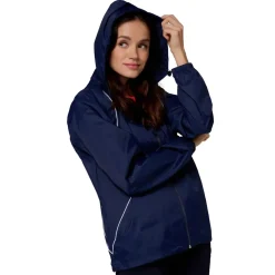Roland-Garros Jackets|woman folding windbreaker - Navy