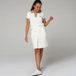 Roland-Garros Skirts, Dresses & Trousers|woman gabardine skirt - off-white