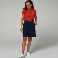 Roland-Garros Skirts, Dresses & Trousers|woman gabardine skirt - Navy