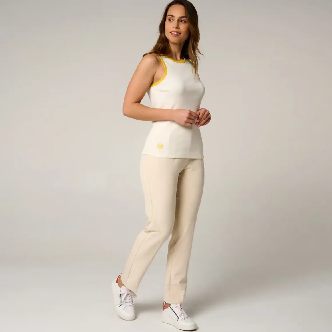 Roland-Garros T-shirts & Tank Tops|woman Heritage T-Shirt - Ecru