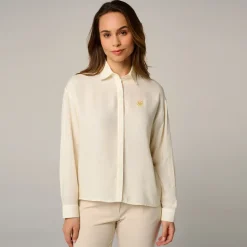 Roland-Garros Polos & Shirts|woman Heritage Shirt - White