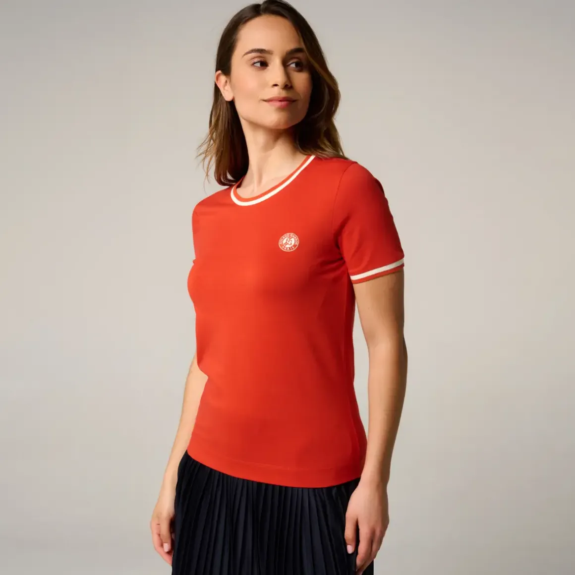 Roland-Garros T-shirts & Tank Tops|woman Heritage t-shirt - Clay