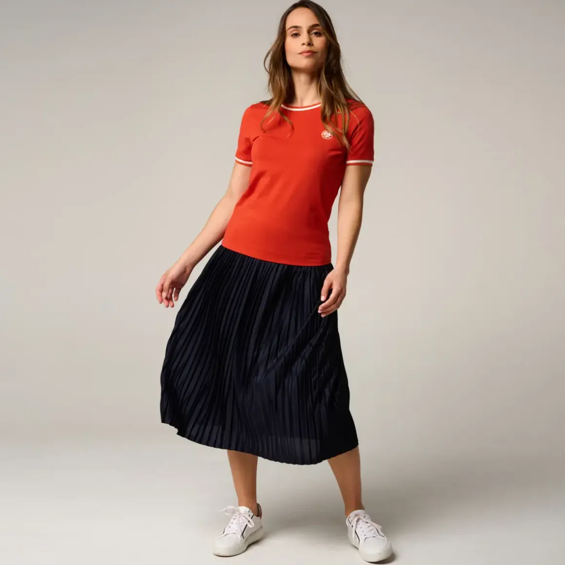 Roland-Garros T-shirts & Tank Tops|woman Heritage t-shirt - Clay