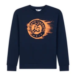 Roland-Garros Hoodies & Sweatshirts|woman Logo Sweatshirt - Navy