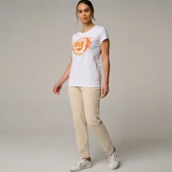 Roland-Garros T-shirts & Tank Tops|woman logo t-shirt - White