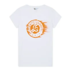 Roland-Garros T-shirts & Tank Tops|woman logo t-shirt - White