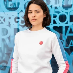 Roland-Garros Hoodies & Sweatshirts|woman Pop Energy Sweatshirt - Blue and Pink