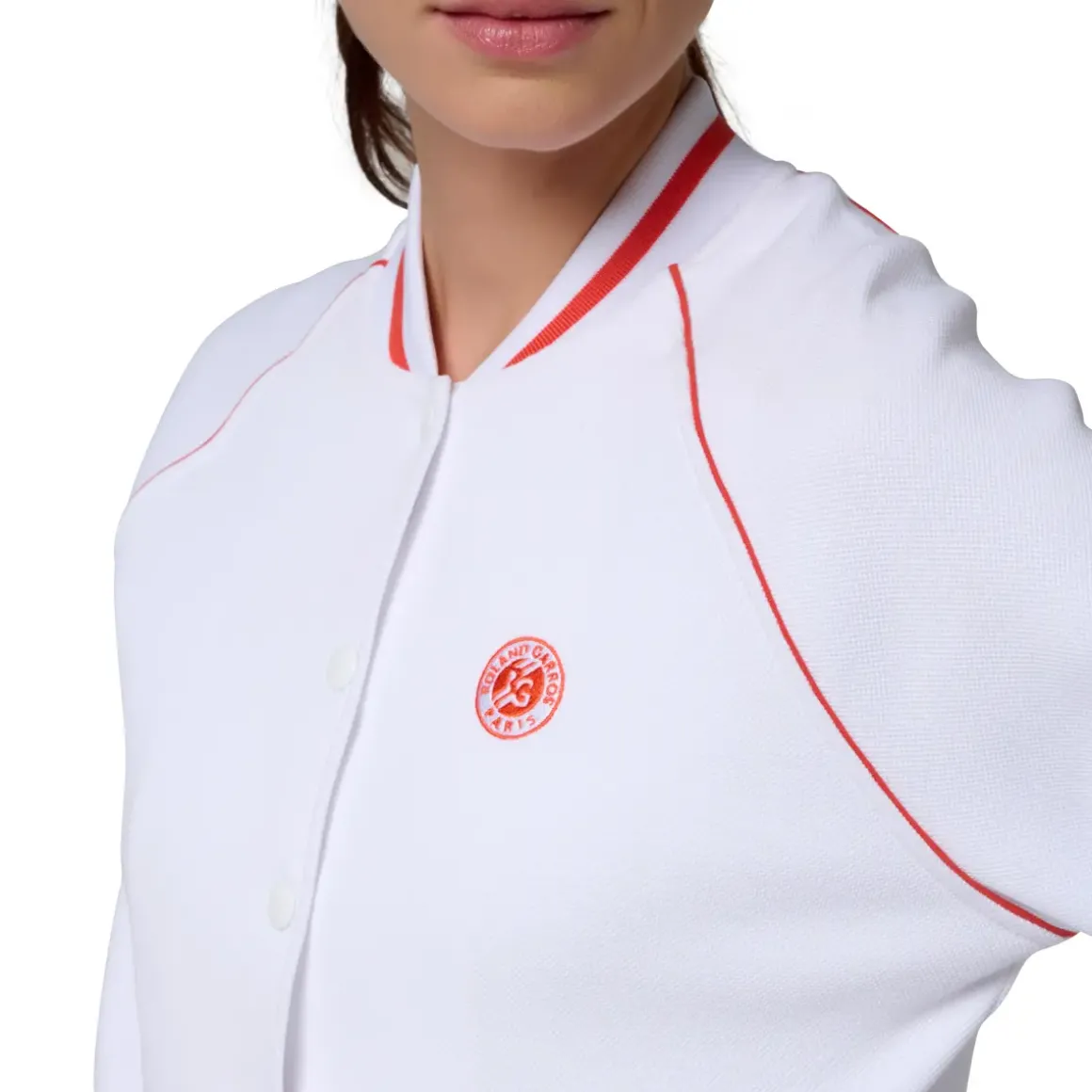 Roland-Garros Jackets|Woman Teddy - White