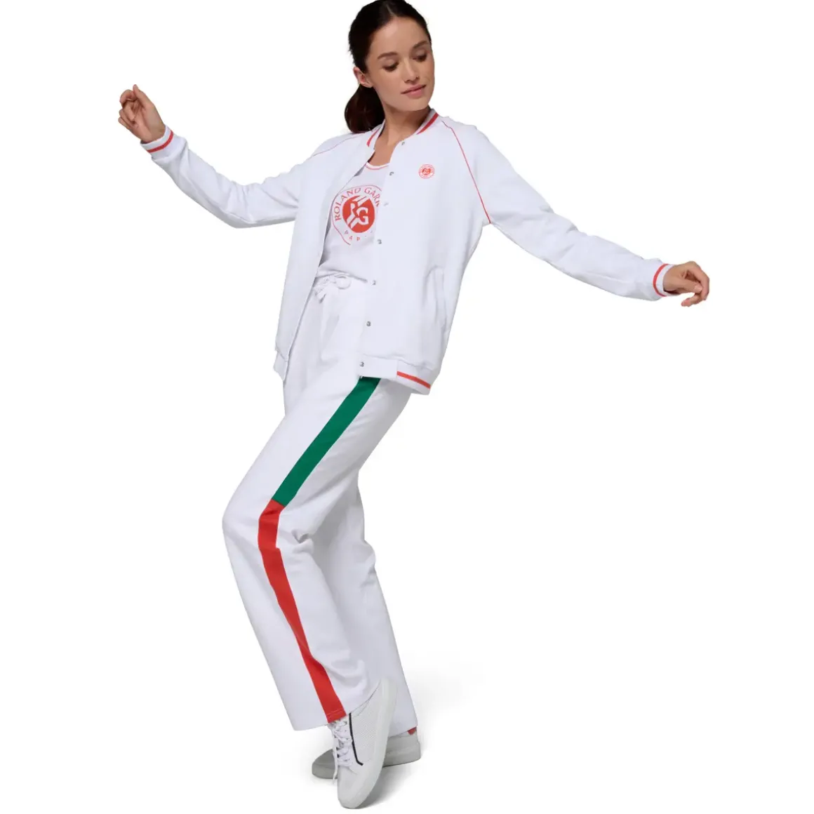 Roland-Garros Jackets|Woman Teddy - White
