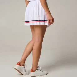 Roland-Garros Skirts, Dresses & Trousers|woman Tricolore Skirt - White