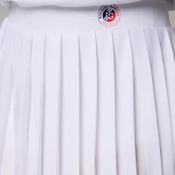 Roland-Garros Skirts, Dresses & Trousers|woman Tricolore Skirt - White