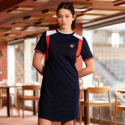 Roland-Garros Skirts, Dresses & Trousers|woman Tricolore Dress - Navy