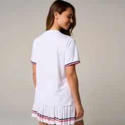 Roland-Garros T-shirts & Tank Tops|woman Tricolore Shirt - White
