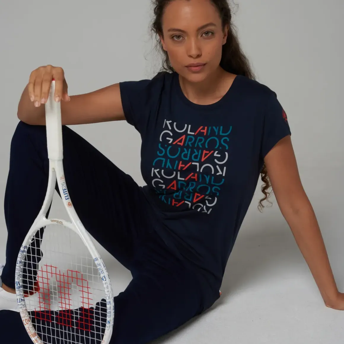 Roland-Garros T-shirts & Tank Tops|woman t-shirt - Navy